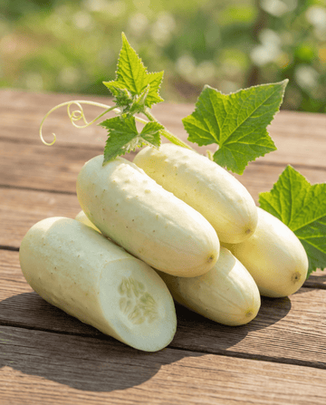 Pepino White Wonder (Cucumis sativus) – semillas de hortaliza anual de SeedsChoice