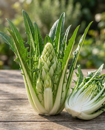 Chicória-folha Puntarelle Brindisina Catalogna (Cichorium intybus) – sementes de hortaliça anual da SeedsChoice