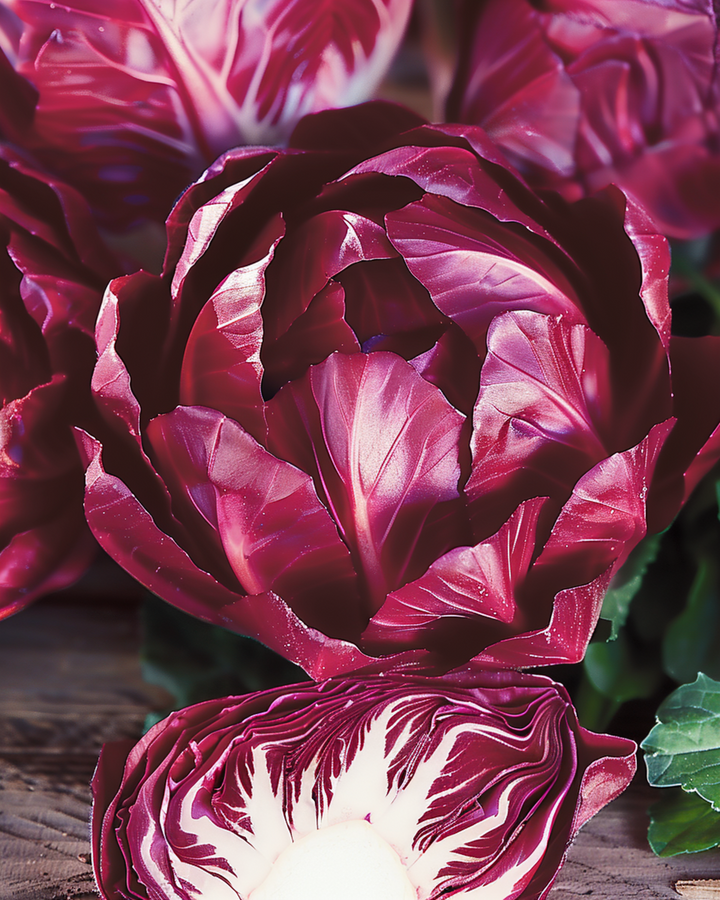 Semillas de achicoria Rossa Di Verona Tardiva (Cichorium intybus) – verdura bienal