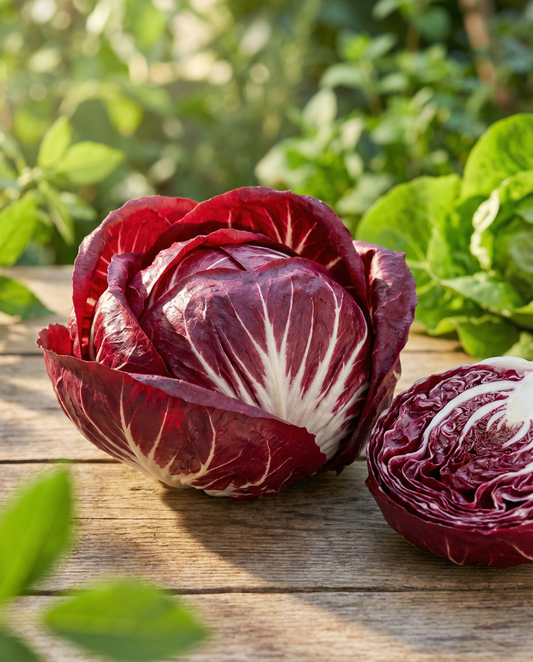 Achicoria Rossa Di Verona Tardiva (Cichorium intybus) – semillas de verdura bienal de SeedsChoice