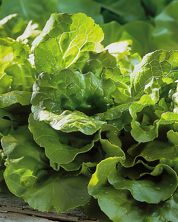 Sementes de Alface Little Gem de Cabeças Compactas (Lactuca sativa) – hortaliça