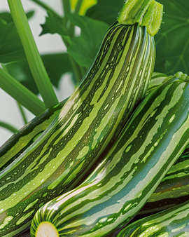 Zucchino Striato D'italia Seeds Cucurbita Pepo Annual Zucchini