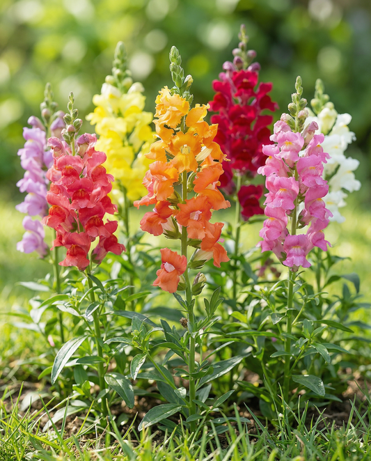 Boca de dragón Mixed Semi Tall (Antirrhinum majus) – semillas de mezcla anual de SeedsChoice
