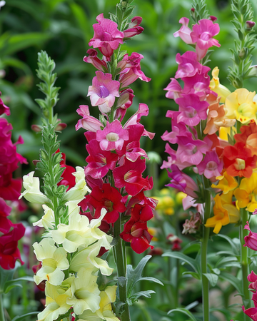 Semillas de boca de dragón tetraploide mezcla (Antirrhinum majus) – mezcla anual