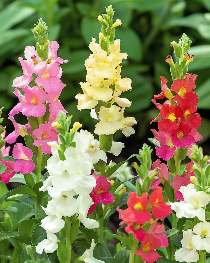 Semillas de boca de dragón Tom Thumb enano mezcla (Antirrhinum majus) – mezcla anual
