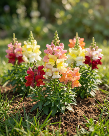 Snapdragon Tom Thumb Dwarf Mixed (Antirrhinum majus) – annual mix seeds from SeedsChoice