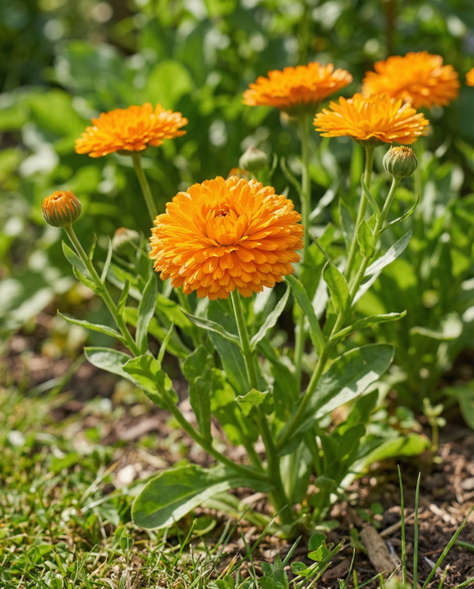 Caléndula Ball's Orange (Calendula officinalis) – semillas de flor anual de SeedsChoice