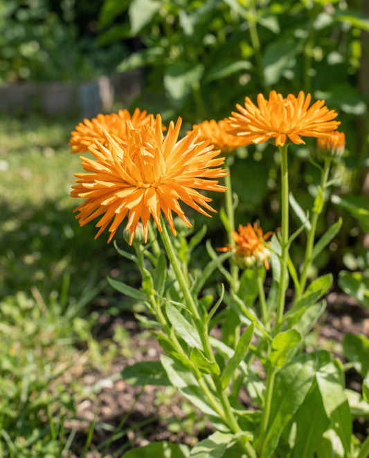 Caléndula Radio Orange (Calendula officinalis) – semillas de flor anual de SeedsChoice