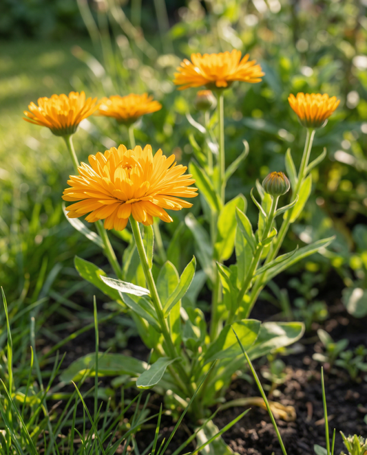 Caléndula Golden Emperor (Calendula officinalis) – semillas de flor anual de SeedsChoice