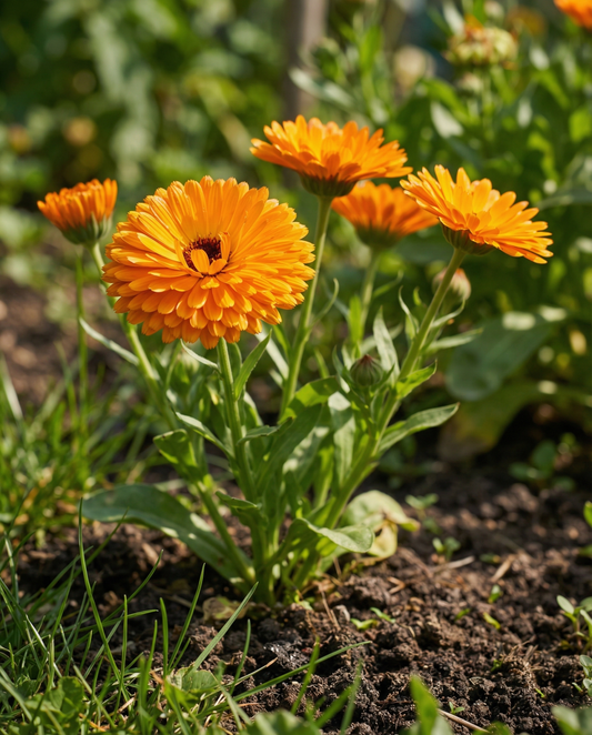 Caléndula Orange King (Calendula officinalis) – semillas de flor anual de SeedsChoice