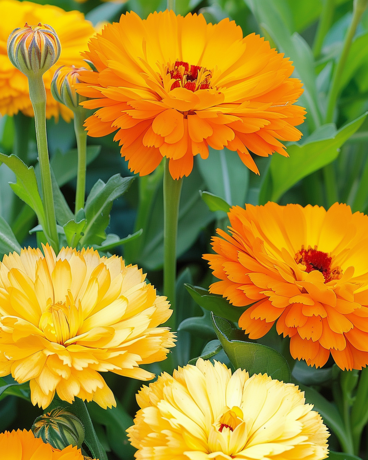 Semillas de caléndula Fiesta Gitana (Calendula officinalis) – flor anual
