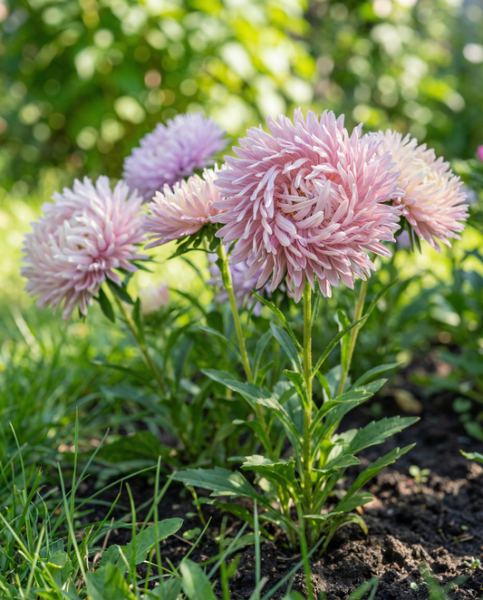 Aster Ostrich Feather Mixed (Callistephus chinensis) – sementes de mistura anual da SeedsChoice