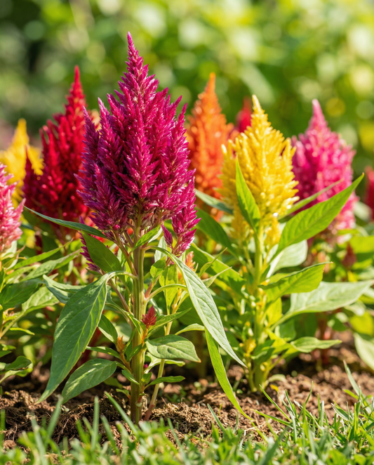 Mix Plumosa Cut (Celosia argentea) – sementes de flor anual da SeedsChoice