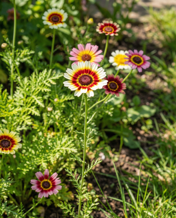 Colores Variados (Chrysanthemum carinatum) – semillas de mezcla anual de SeedsChoice