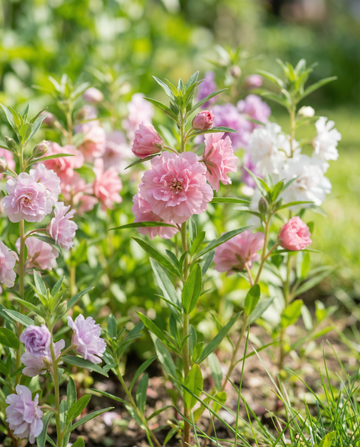 Mistura de flores duplas Double Flowered Mixed (Clarkia unguiculata) – sementes de flor anual da SeedsChoice