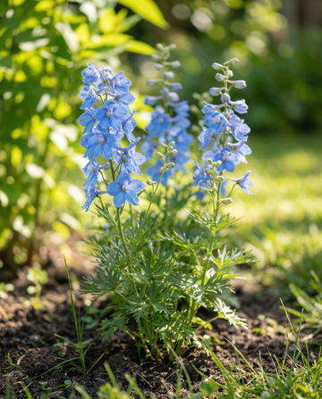 Espuela de caballero Summer Blues (Delphinium grandiflorum) – semillas anuales de SeedsChoice