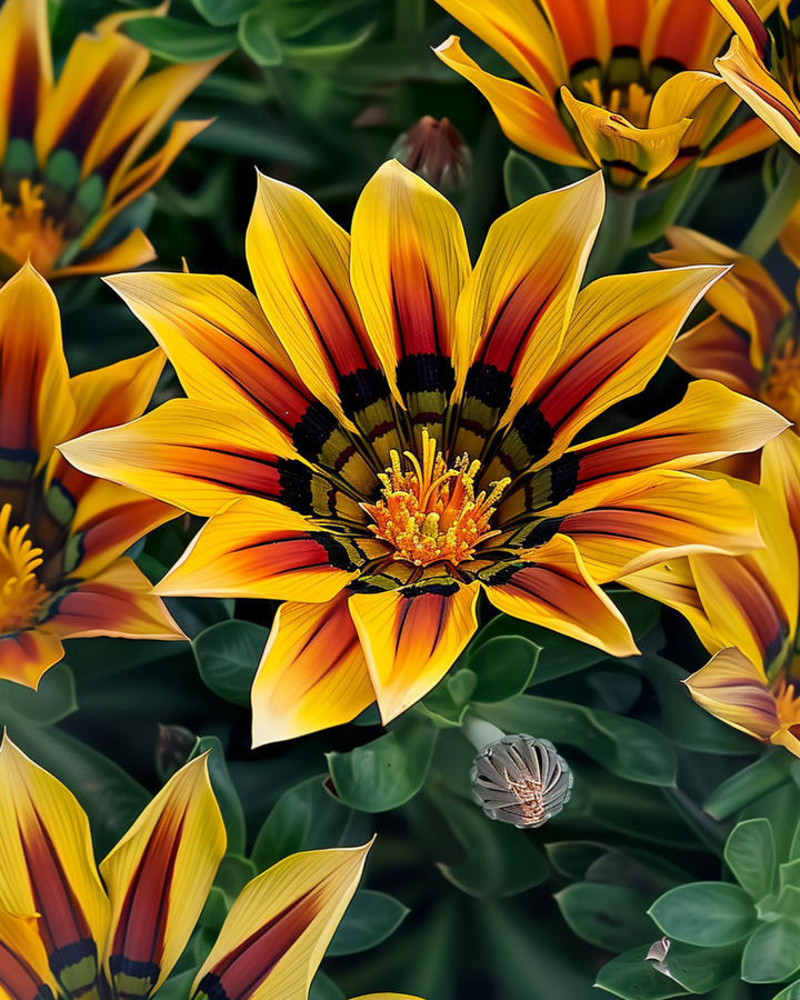 Semillas de Treasure Sunshine Mix (Gazania splendens) – flor anual