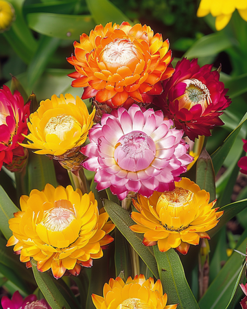 Strawflower Monstrosum seeds (Helichrysum bracteatum) – annual flower