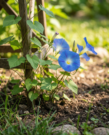 Correhuela trepadora Clark's Blue Climber (Ipomoea tricolor) – semillas de trepadora anual de SeedsChoice