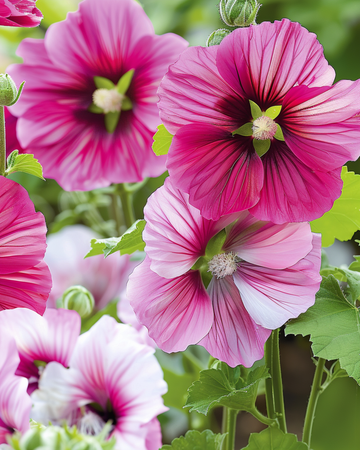 Mixed Grandiflora Funnel Mallow seeds (Malope trifida) – annual mix