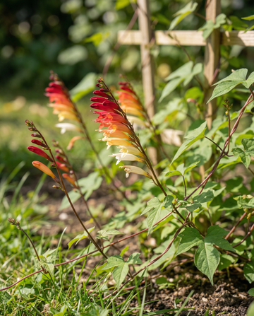 Bandera española trepadora (Ipomoea lobata) – semillas de trepadora anual de SeedsChoice