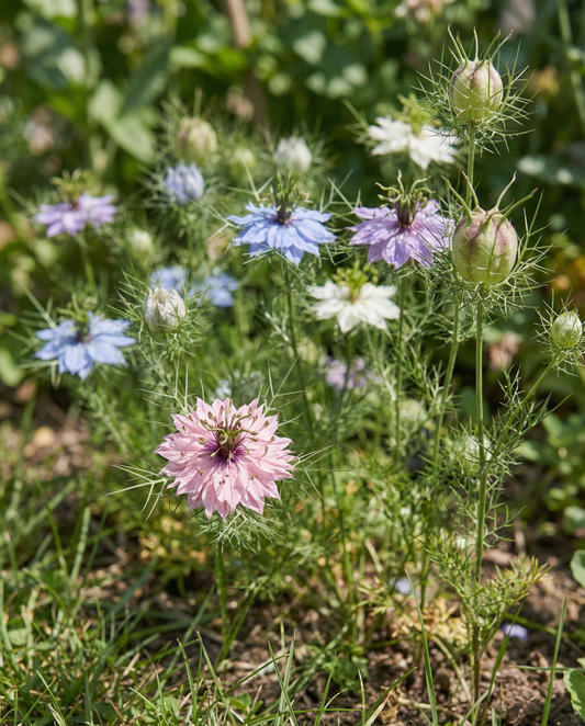 Love In The Mist Persian Jewels (Nigella damascena) – annual mix seeds from SeedsChoice