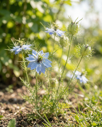 Love In The Mist Miss Jekyll Blue (Nigella damascena) – sementes anuais da SeedsChoice