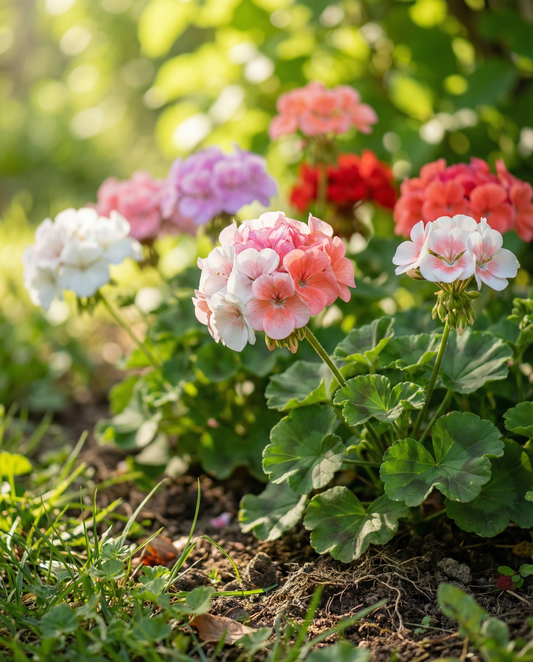 Geranio Magic Beauty F1 (Pelargonium zonale) – mezcla de semillas anuales de SeedsChoice
