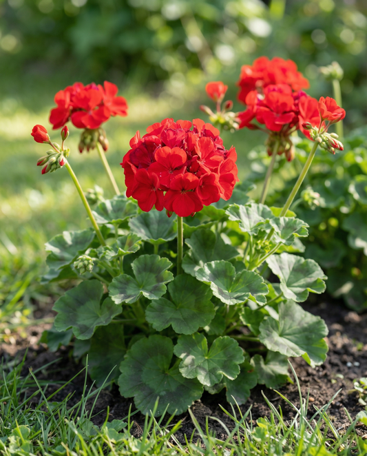 Geranio Mustang F1 (Pelargonium zonale) – semillas anuales de SeedsChoice