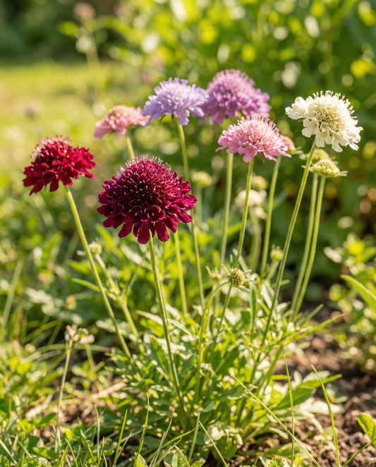 Sementes de Scabiosa Scabiosa Atropurpurea Mistura Anual (Scabiosa atropurpurea) – sementes de mistura anual da SeedsChoice