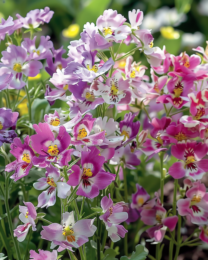 Semillas de orquídea del pobre Angel Wings (Schizanthus wisetonensis) – anual