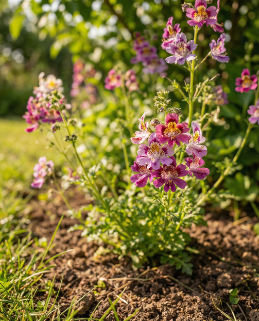 Orquídea del pobre Angel Wings (Schizanthus wisetonensis) – semillas anuales de SeedsChoice