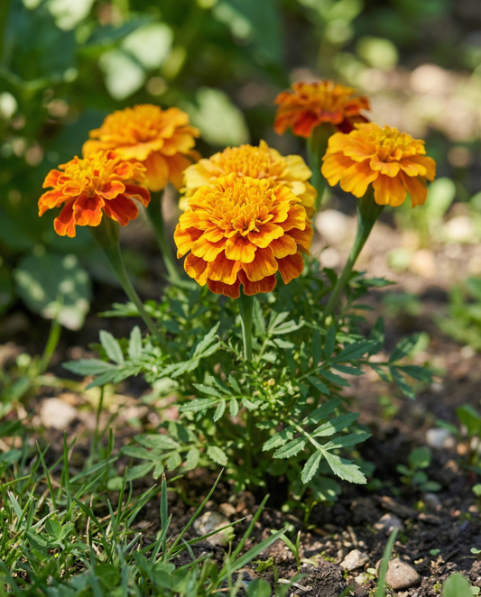 Tagetes africano Maximix Mix 25 cm (Tagetes erecta) – semillas de flor anual de SeedsChoice