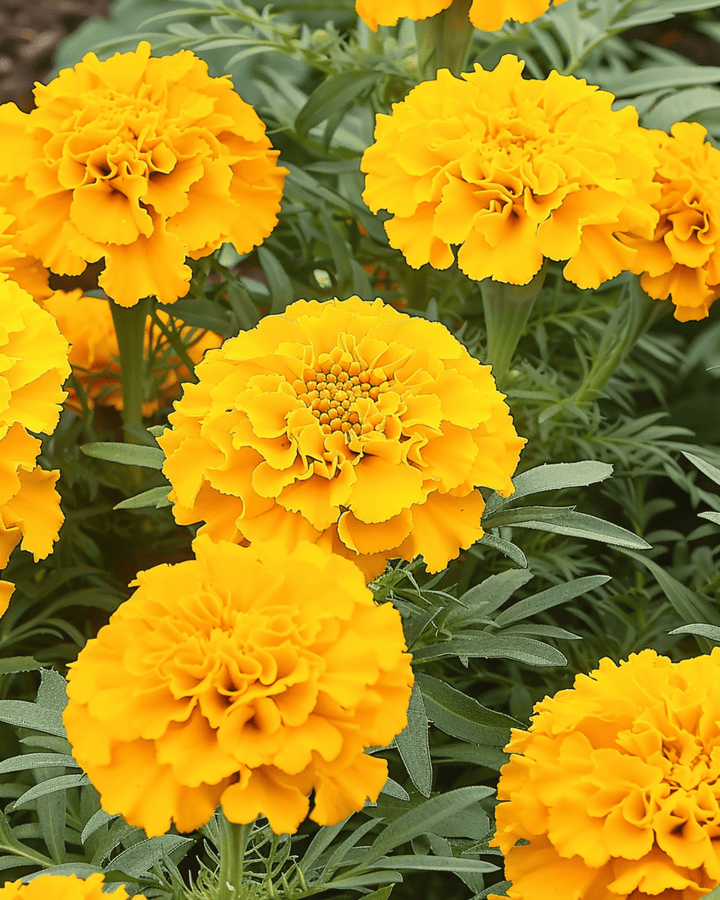 Semillas de tagetes africano Golden Age Dwarf (Tagetes erecta) – flor anual