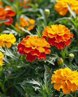 Semillas de tagete francés Tagetes Patula anual Harmony Petite