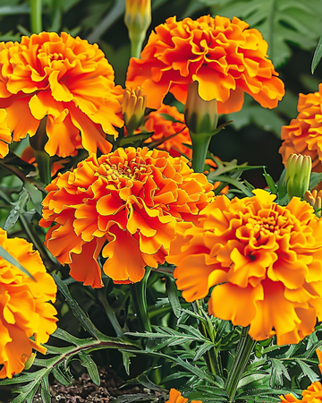 Sementes de cravo-de-burro Bolero (Tagetes patula) – flor anual