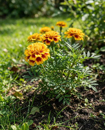 Tagetes Naughty Marietta (Tagetes patula) – semillas de flor anual de SeedsChoice