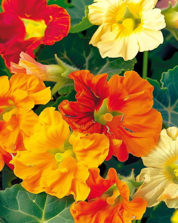 Sementes de nastúrcio Jewel (Tropaeolum majus) – anual