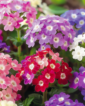 Semillas de Verbena Hybrida mezcla variada de flores anuales