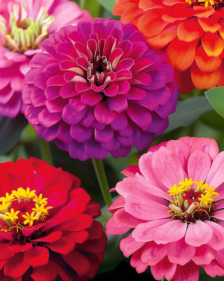Sementes Dahlia Flowered (Zinnia elegans) – flor anual