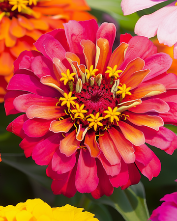 Sementes Chrysanthemum Flowered Mix (Zinnia elegans) – flor anual