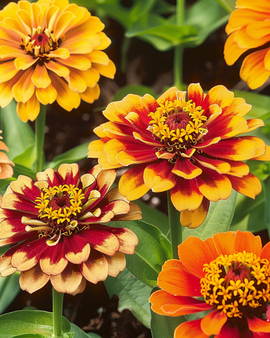 Zinnia Persian Carpet Seeds Zinnia Haageana Annual