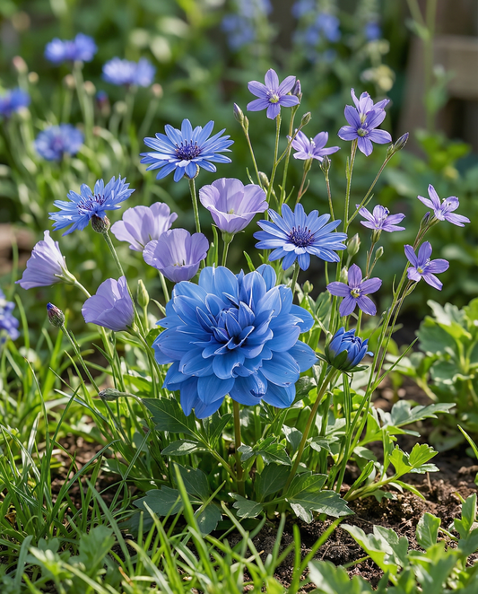 Mezcla Blue Summer Mix tonos azules – semillas de flores anuales de SeedsChoice