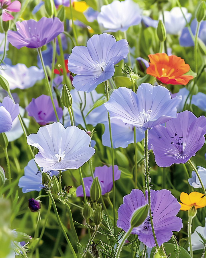 Sementes de mistura de flores silvestres embalagem 5 g (Linum usitatissimum) – flor anual