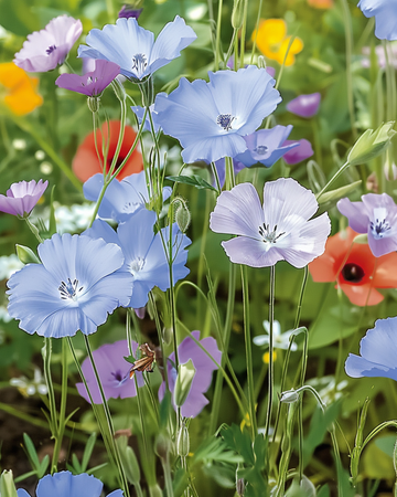 Semillas de mezcla de flores silvestres 10 G (Linum usitatissimum) – flor anual