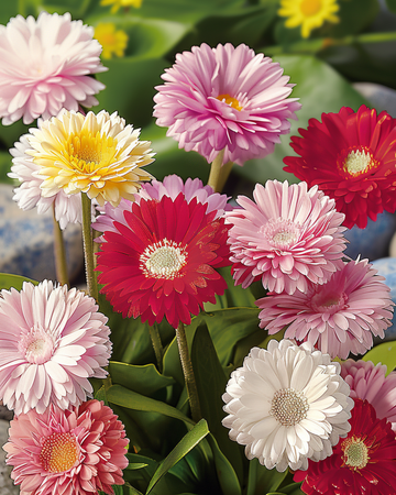 Semillas de margarita de flor grande variedad mixta (Bellis perennis) – flor bienal
