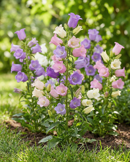 Campânula (Campanula medium) – sementes de mistura bienal da SeedsChoice