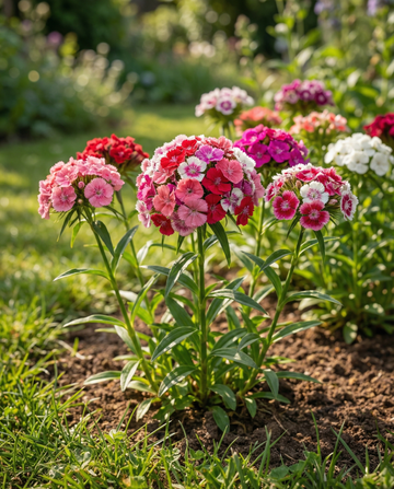 Sweet William Mixed Colors (Dianthus barbatus) – sementes de mistura bienal da SeedsChoice
