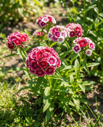 Clavel del poeta de flor doble en mezcla (Dianthus barbatus) – semillas de flor bienal de SeedsChoice
