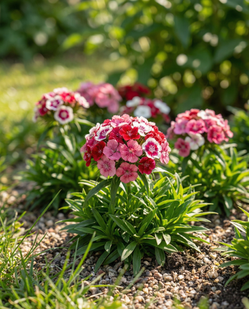 Sweet William Dwarf Mixed (Dianthus barbatus) – sementes de flores bienais da SeedsChoice